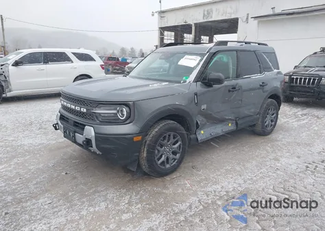 2025 Ford Bronco Sport Big Bend from USA, damaged, VIN 3FMCR9BN1SRE19554